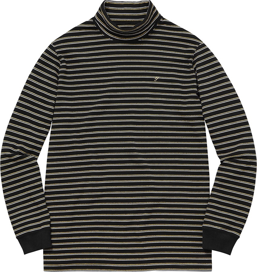 Gold Stripe Turtleneck view 2